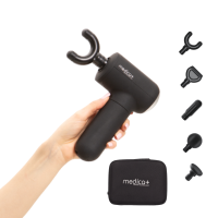 Перкуссионный ручной массажер для тела и мышц Medica+ MassHand Pro 4.0 (Япония) 