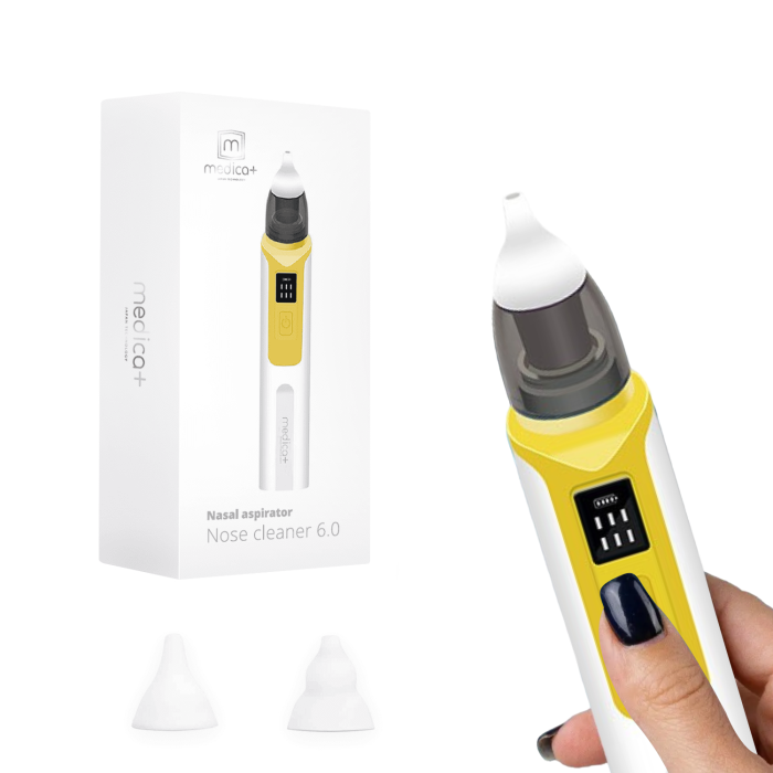 Назальный аспиратор Medica+ NOSE CLEANER 6.0 Yellow