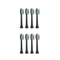 НАСАДКИ ДЛЯ УЛЬТРАЗВУКОВОЙ ЗУБНОЙ ЩЕТКИ MEDICA + PROBRUSH 9.0 (ULTASONIC) BLACK (8 ШТУК)
