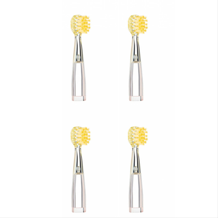 Насадки для детской зубной щетки (4 шт ) Medica+ Kidsbrush 2.0 yellow 