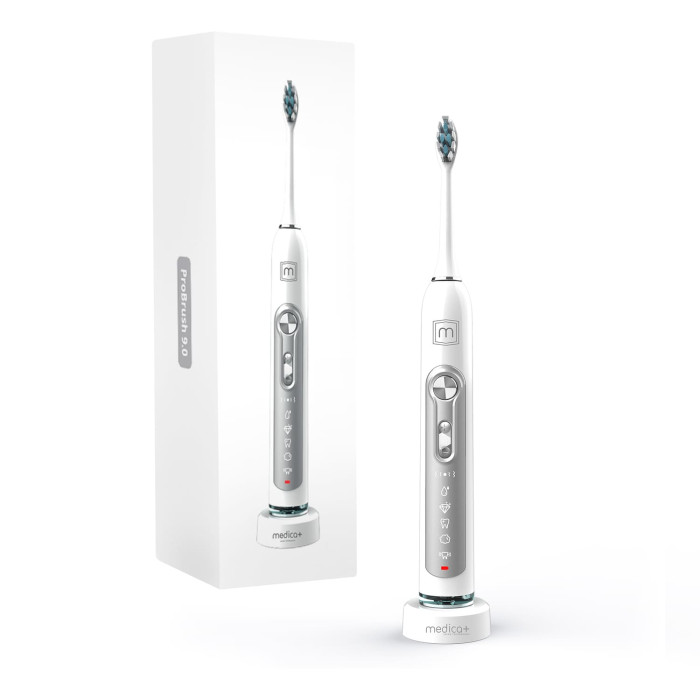 Насадки для ультразвукової зубної щітки MEDICA + PROBRUSH 9.0 white (4 шт) фото № 1