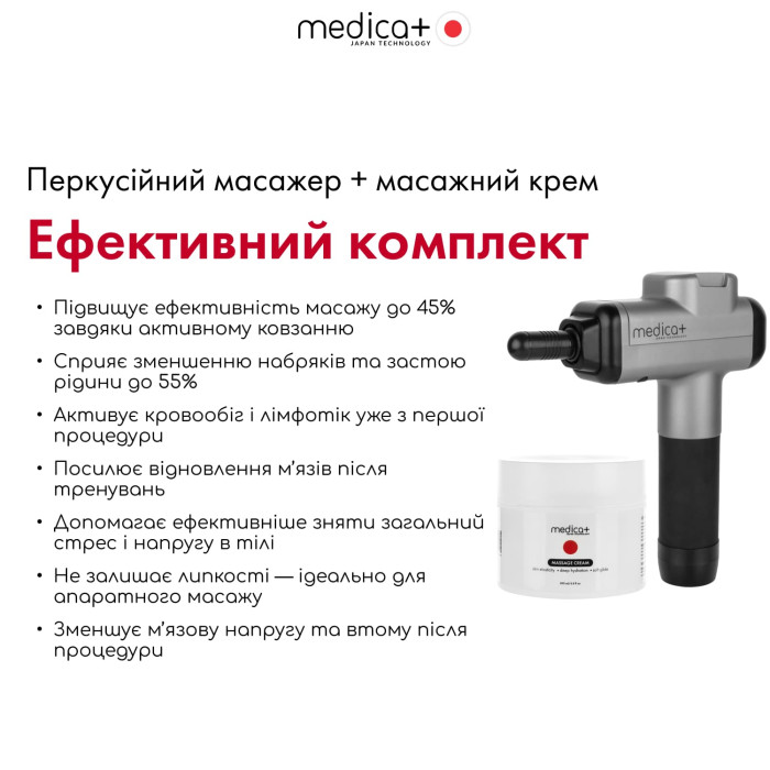 Перкуссионный ручной массажер MEDICA+ MASSHAND PRO 6.0 (Япония) фото № 9