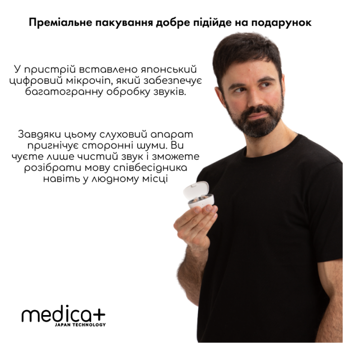 Универсальный слуховой аппарат MEDICA+ SOUND CONTROL 16 (Япония) фото № 3