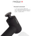 Перкуссионный ручной массажер для тела и мышц Medica+ MassHand Pro 4.0 (Япония)  фото № 9