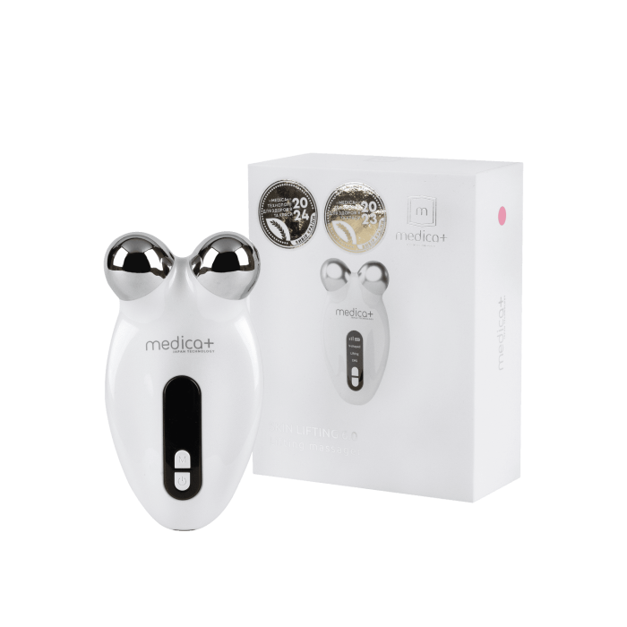 EMS МІКРОТОК MEDICA+ ЛІФТИНГ-МАСАЖЕР для обличчя SKIN LIFTING 6.0 WHITE (ЯПОНІЯ) фото № 14