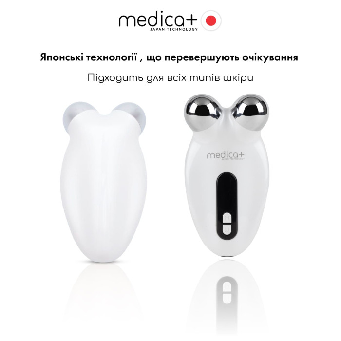 EMS МІКРОТОК MEDICA+ ЛІФТИНГ-МАСАЖЕР для обличчя SKIN LIFTING 6.0 WHITE (ЯПОНІЯ) фото № 2