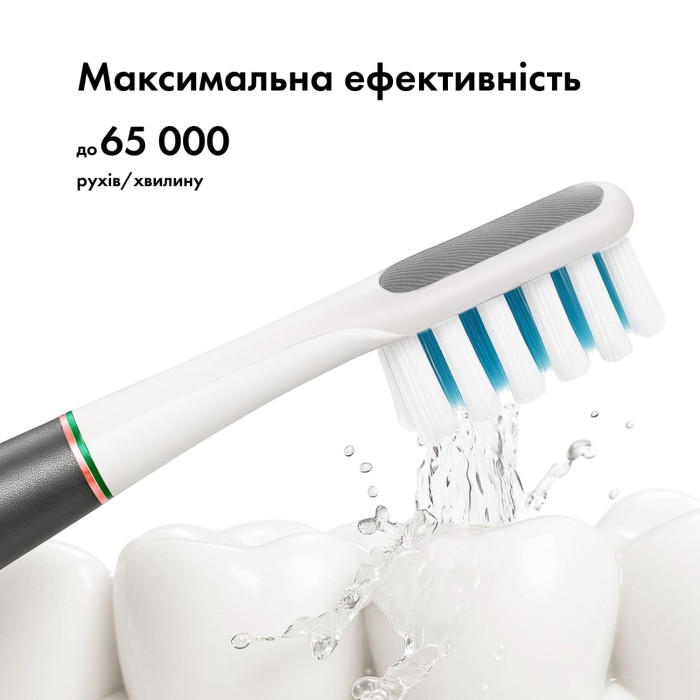 Отбеливающая звуковая зубная щетка Medica+ Lux 10ХN Portable Grey фото № 8