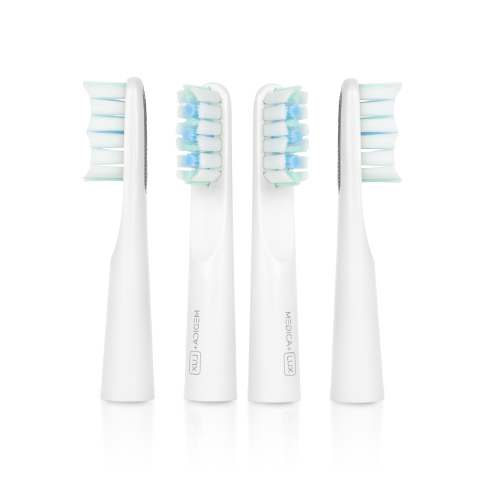 Насадки для звукової зубної щітки MEDICA+ LUX 10ХN Portable (4 шт.) фото № 5