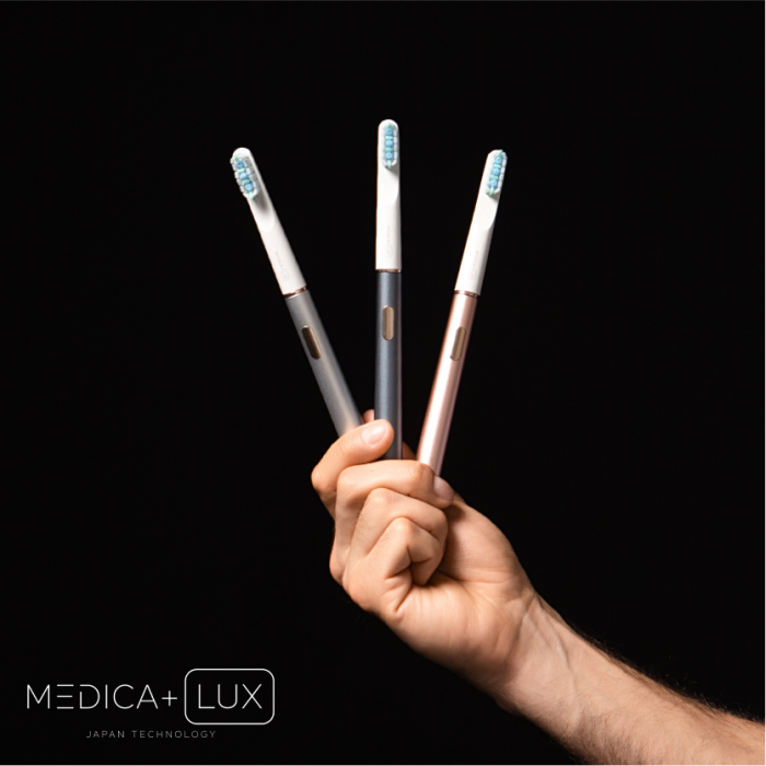 Отбеливающая звуковая зубная щетка MEDICA+ LUX 10ХN Portable Rose Gold (Japan) фото № 10