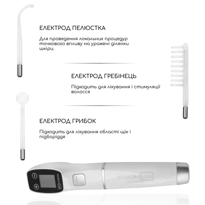 Профессиональная дарсонваль MEDICA+LUX - DARSOLINE 8.0 ( Япония ) фото № 2
