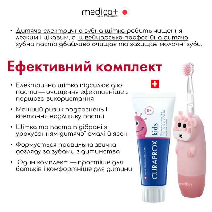 Детская зубная щетка Medica+ KidsBrush 2.0 Pink фото № 13