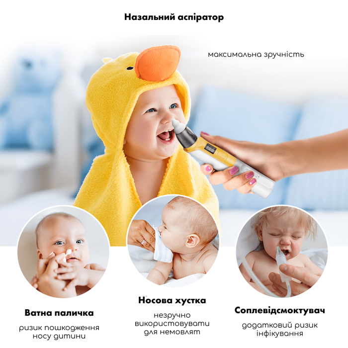 Назальный аспиратор Medica+ NOSE CLEANER 6.0 Yellow фото № 7