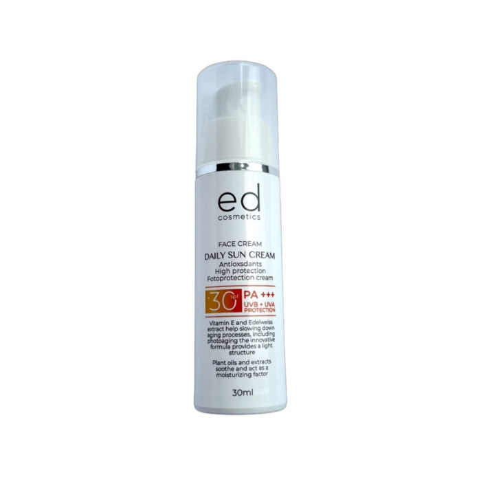 ED Cosmetics Дневной солнцезащитный крем SPF 30