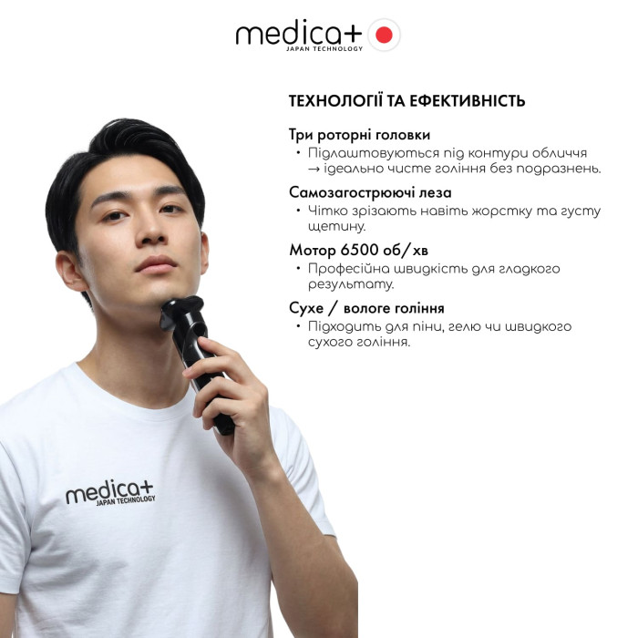 Электробритва шейвер MEDICA+ STEEL 6500 фото № 3