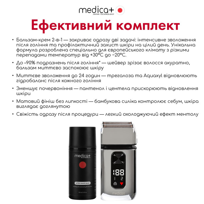 Электробритва шейвер MEDICA+ STEEL 10Х 1400mAh фото № 11