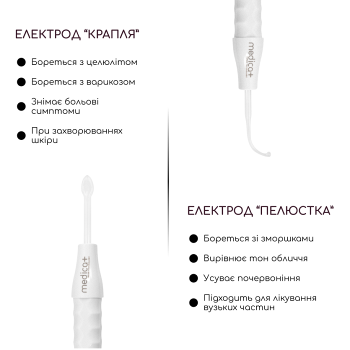 Набір Портативний дарсонваль Medica+ Darsoline 7.0 + Мікрострумовий RF Lifting Масажер для обличчя Skin Lifting 7.0 White фото № 10