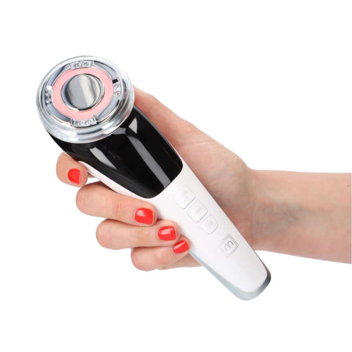 Набор Микротоковый RF Lifting Массажер для лица Skin Lifting 7.0 White + Токопроводящий гель + Успокаивающая маска для лица Medica+ фото № 1