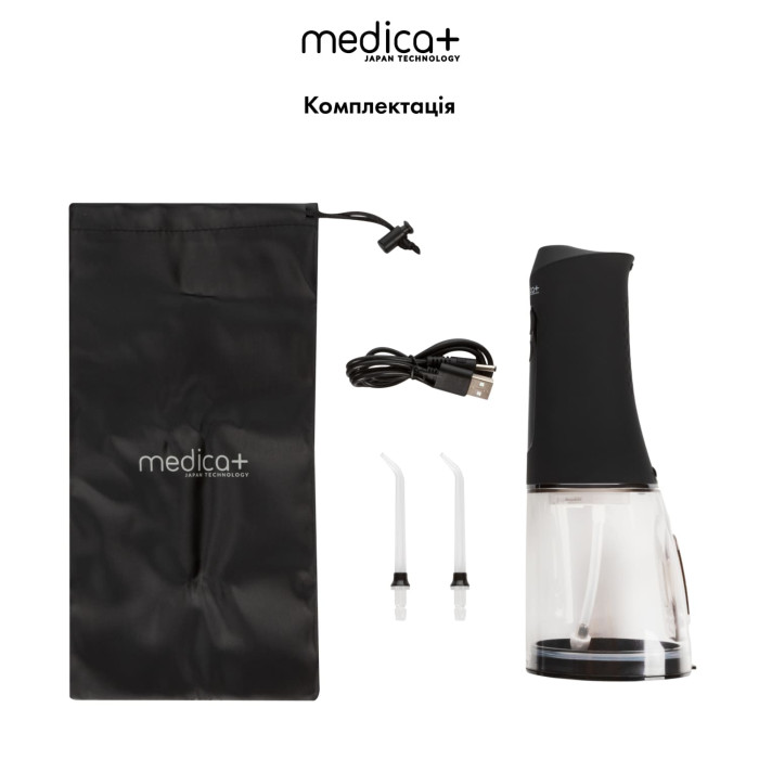 Портативний іригатор Medica+ WaterPuls 8.0 Black фото № 9