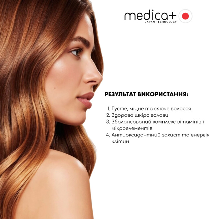 Диетическая добавка MEDICA+ Silken Hair против выпадения волос (30 капс) фото № 3