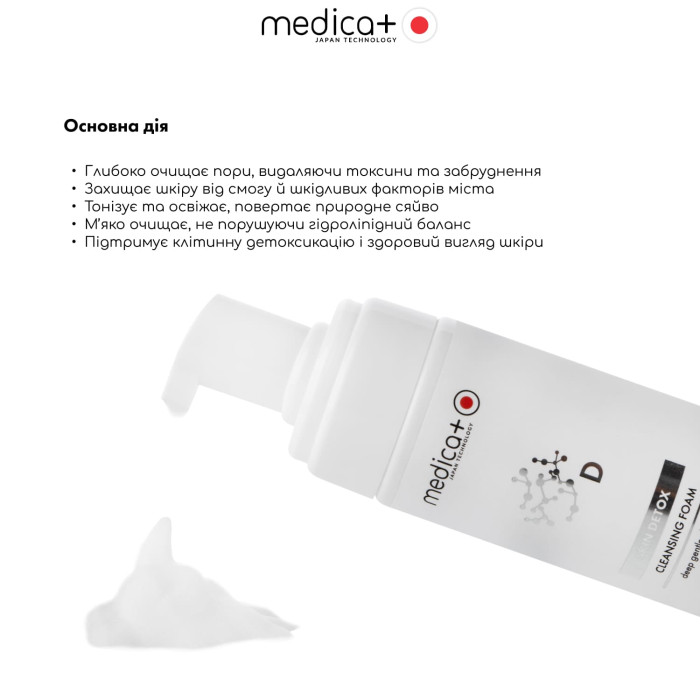 Пенка для очищения кожи MEDICA+ Skin Detox Cleansing Foam фото № 1