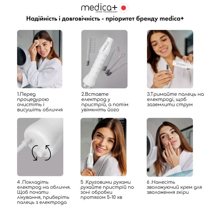 Портативный дарсонваль MEDICA+ DARSOLINE 4.0 Сase фото № 4