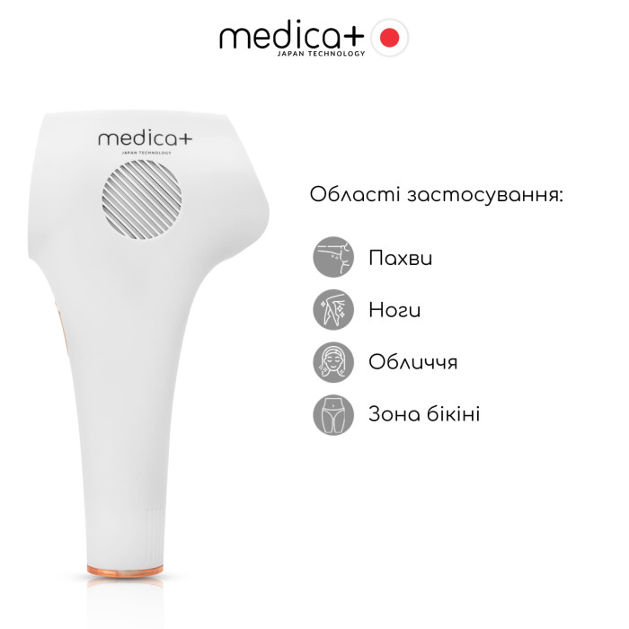 Набір для фотоепіляції MEDICA+: Фотоепілятор 8.0 + Захисні окуляри + Флюїд після епіляції фото № 2