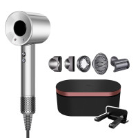 Професійний фен для волосся Hair Pro з 5 насадками та кейсом Silver