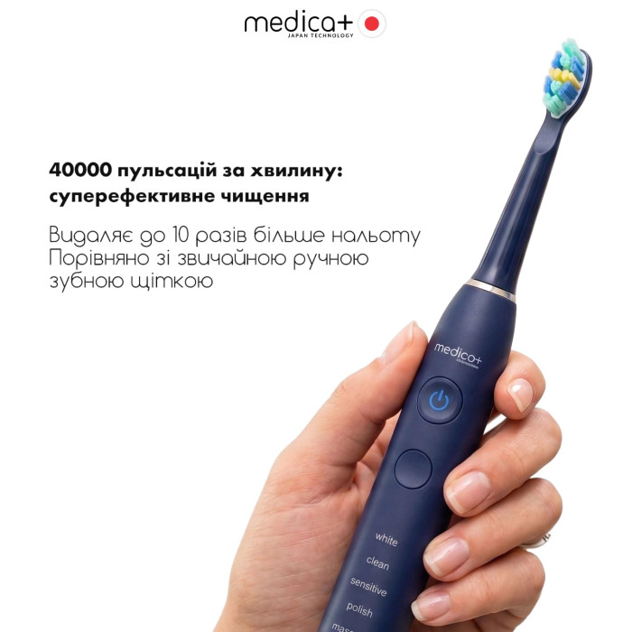 Ультразвукова зубна щітка MEDICA+ PROBRUSH 8.0 Blue фото № 5