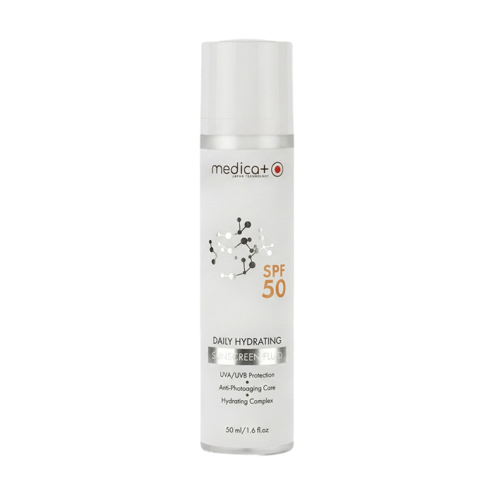 Сонцезахисний зволожуючий флюїд MEDICA+ Daily Hydrating Sunscreen Fluid SPF 50