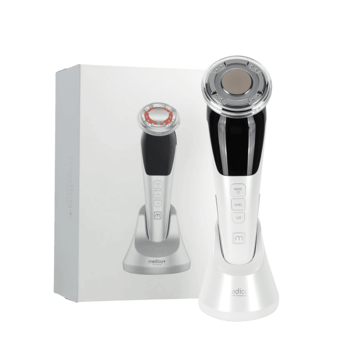 МИКРОТОКОВЫЙ RF ЛИФТИНГ МАССАЖЕР ДЛЯ ЛИЦА MEDICA+ SKIN LIFTING 7.0 WHITE  (EMS+LED) (ЯПОНИЯ) фото № 13